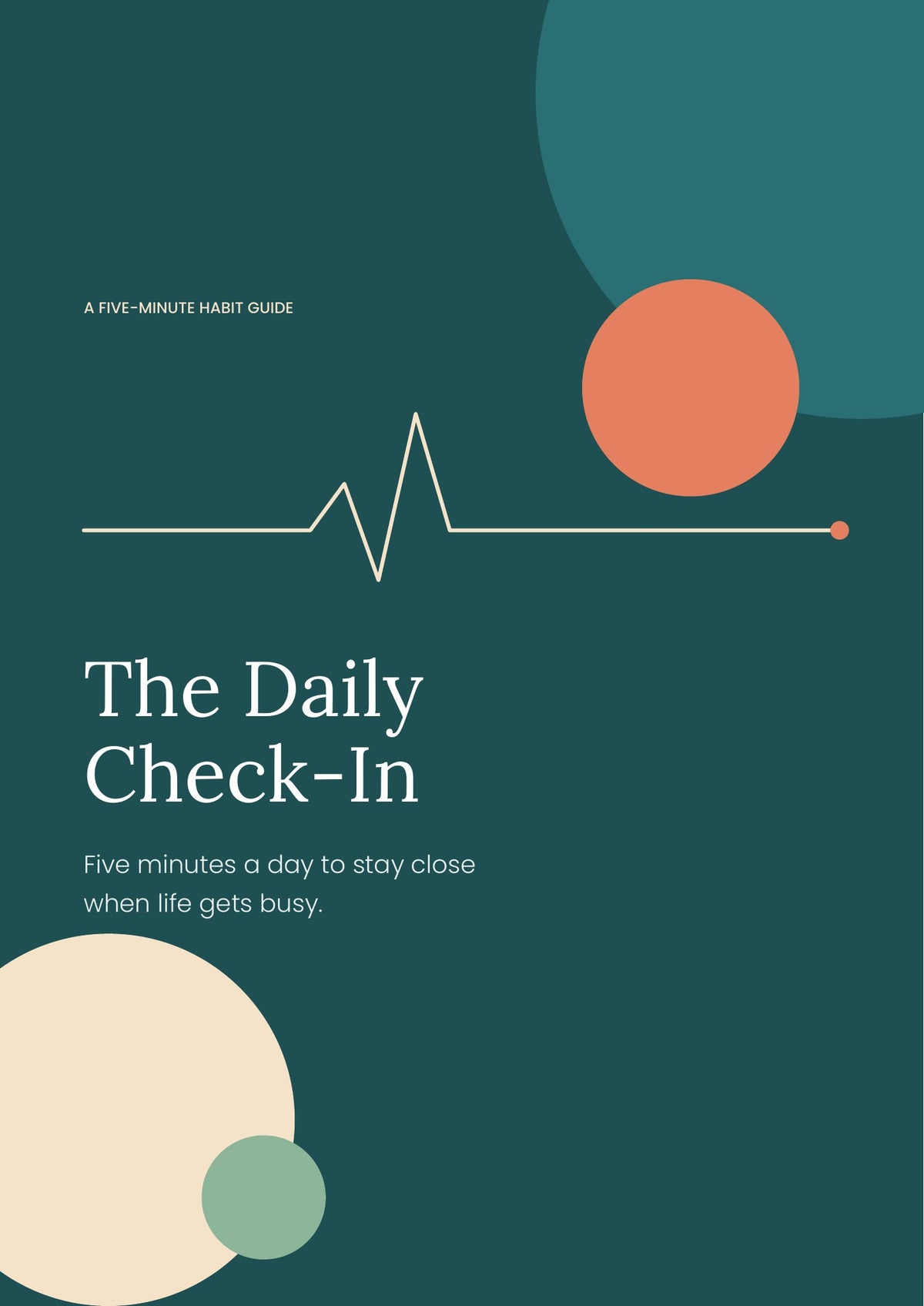 The Daily Check-In – 5-Minute Relationship Habit Guide (PDF)